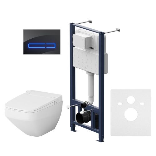 Комплект унитаз с инсталляцией с клавишей смыва Am.Pm Inspire V2.0 IS450A38.CCC50A - фото 2