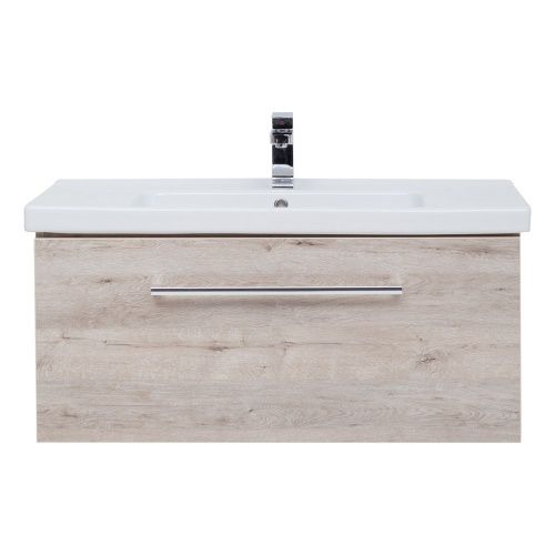 Тумба под раковину Dreja Big Inn 77.0204D 80х50 подвесная цвет бежевый - фото 3