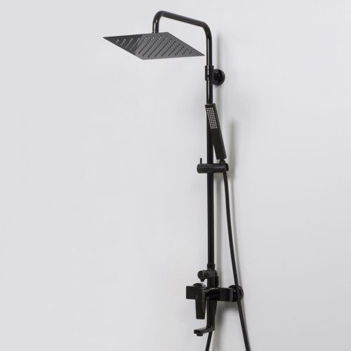 Душевая стойка Wasserkraft Glan A16701 настенная цвет черный - фото 3