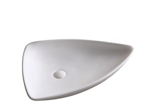 Раковина из сантехнического фарфора Cerutti SPA CR7014 70х40 накладная цвет белый без отверстий под смеситель - фото 5
