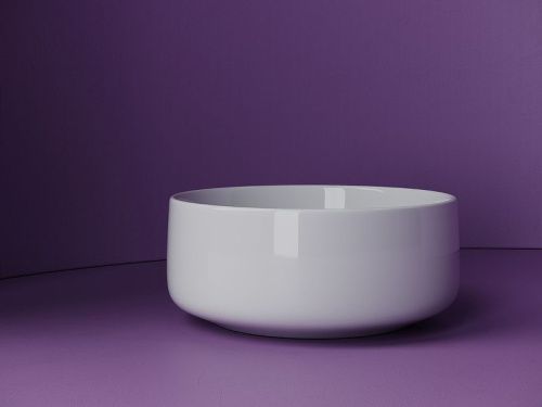 Раковина из сантехнического фарфора Ceramica Nova ELEMENT CN5047 40х40 накладная цвет белый без отверстий под смеситель - фото 4