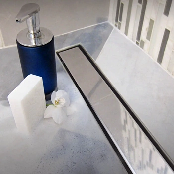 Душевой лоток Veconi Klasik 450 V450K 45х5 хром