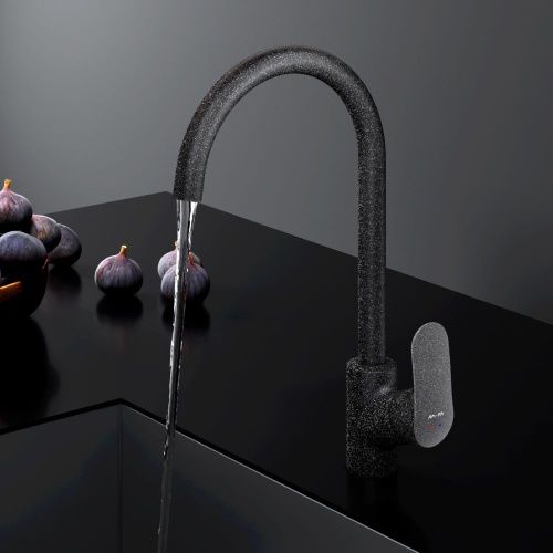 Смеситель для кухни Am.Pm Like F8007122 на мойку черный - фото 3