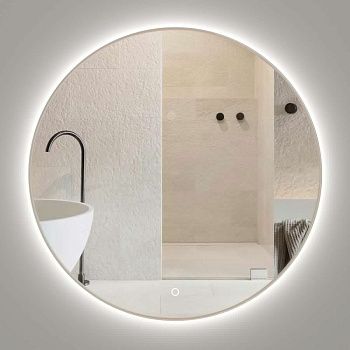 Зеркало с подсветкой Onika Сола 208097 80х80 подвесное