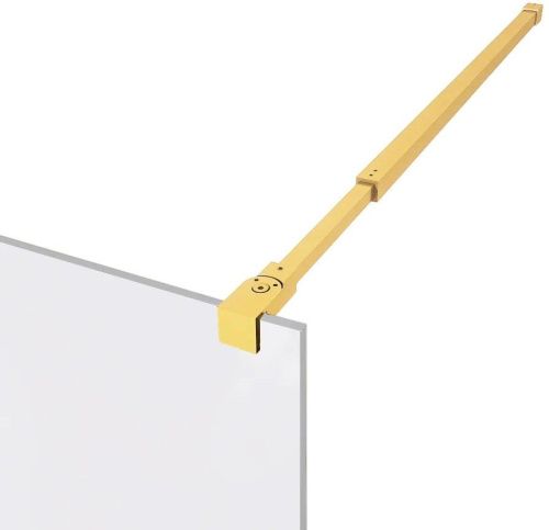 Душевая перегородка Good Door WALK IN ВИ00048 140х195 стекло прозрачное профиль золото - фото 2