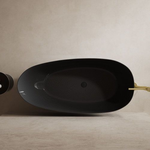 Ванна карбоновая Abber Karbon AK9011-1.7 170х80 отдельностоящая овальная - фото 5