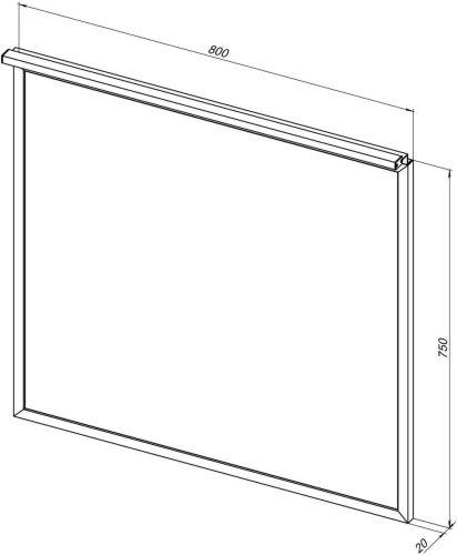 Зеркало с подсветкой Allen Brau Priority 1.31015.60 80х80 подвесное - фото 5