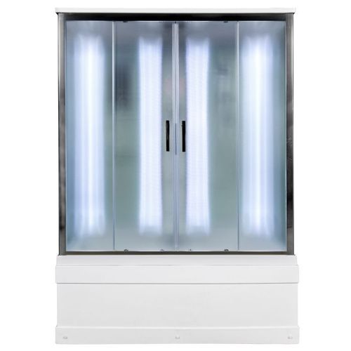 Душевой бокс AvaCan  EM4516LED+GM 160х85 стекло матовое профиль хром - фото 2