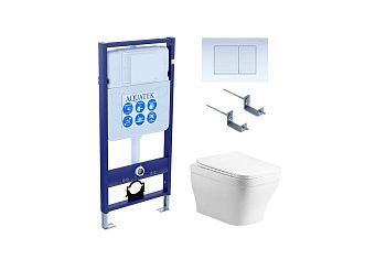 Сет унитаз + инсталляция Aquatek SET AQUATEK АМАДЕО cm-009 4в1