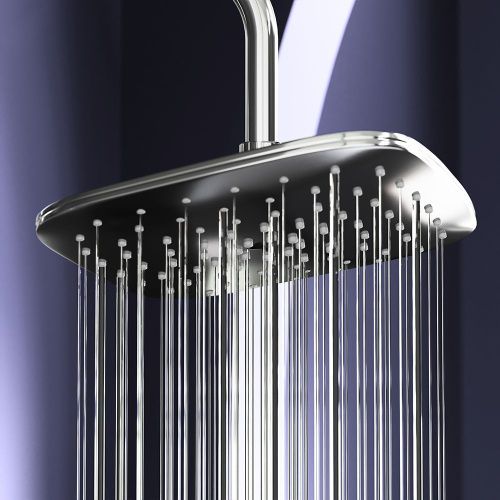 Душевая стойка Damixa Option DX218092000 настенная цвет хром с термостатом - фото 4