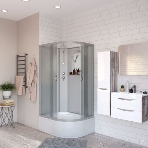 Душевая кабина Niagara Classic 23101424LBKT 120х80 асимметричная без крыши ориентация левая - фото 3