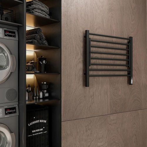 Полотенцесушитель электрический Terminus 4670078543523 65х60 черный - фото 5