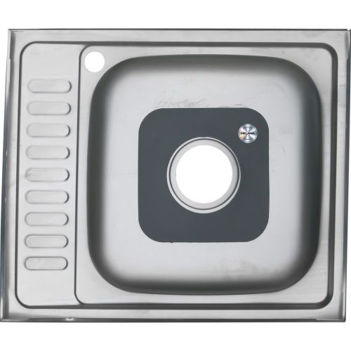 Кухонная мойка Melana 178t L (*10) 60х50 цвет хром поверхность полированная - фото 3