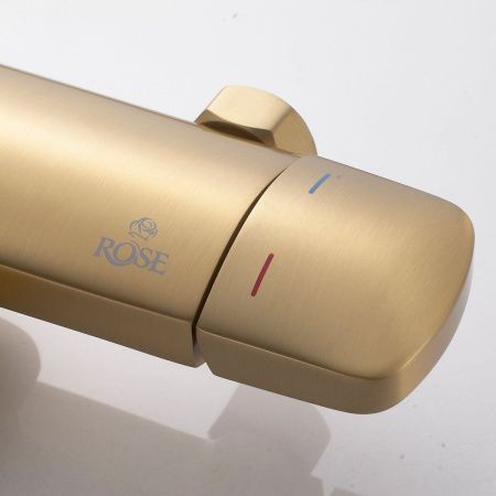 Душевая стойка Rose R3936G настенная цвет золото