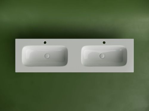 Раковина из сантехнического фарфора Ceramica Nova GRACE CN7023 160х50 накладная цвет белый - фото 3