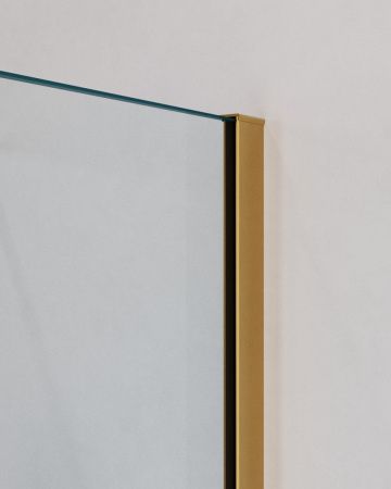 Душевой уголок Cezares SLIDER SLIDER-A-2-70/80-C-BORO 70х70 стекло прозрачное профиль золото без поддона