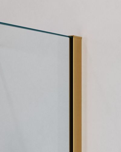 Душевой уголок Cezares SLIDER SLIDER-AH-2-90/100-100/110-C-BORO 100х90 стекло прозрачное профиль золото без поддона - фото 5