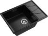Кухонная мойка Granfest Vertex V-680L черный 70х50 цвет черный поверхность матовая
