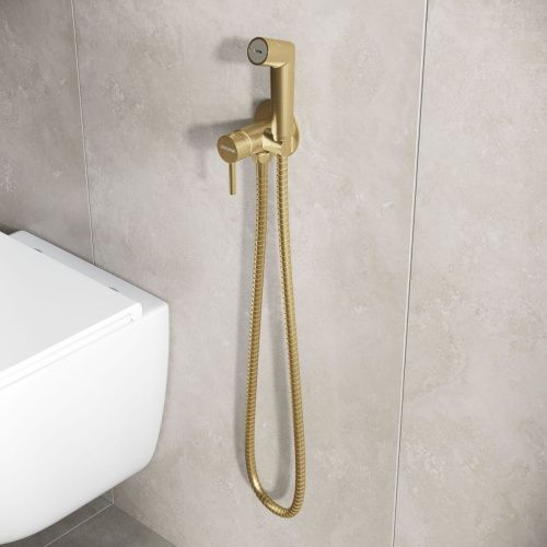 Гигиенический душ со смесителем Grossman Solis 502.K35.07.320 золото - фото 3
