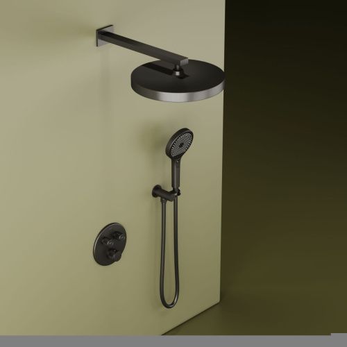 Душевая стойка Sancos Game SC3002CH настенная цвет хром с термостатом - фото 3