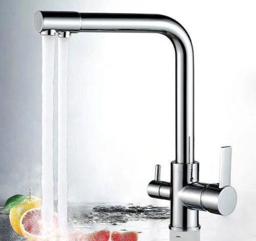 Смеситель для кухни ALMAes Izer AS-875-06 на мойку хром - фото 2