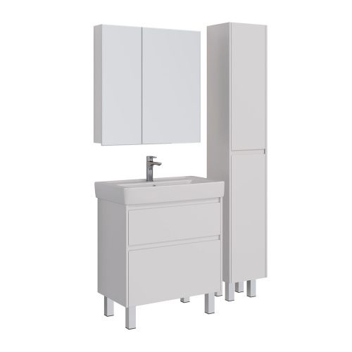 Зеркало-шкаф LeMark Universal LM80ZS-U 80х80 подвесной - фото 4