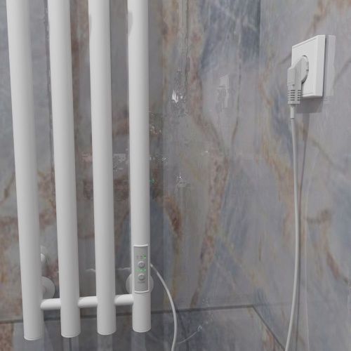 Полотенцесушитель электрический Altasan АргоЛюкс АргоЛюкс12021БМ 20х120 белый - фото 4