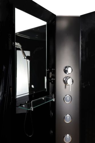 Душевая кабина Niagara Classic 65081434BKG 90х90 четверть круга без крыши ориентация универсальная - фото 5