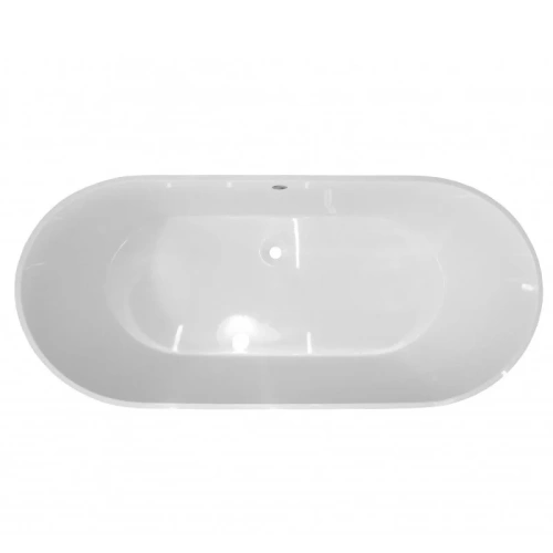 Ванна из литьевго мрамора Taliente Nemi NE15075 150х75 отдельностоящая овальная без ножек и каркаса - фото 3