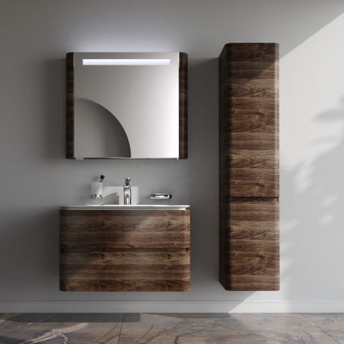 Тумба под раковину Am.Pm Sensation M30FHX0802NF 80х50 подвесная цвет коричневый - фото 5