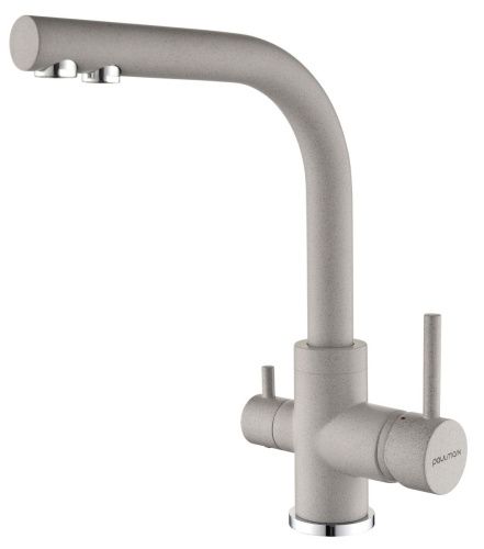 Смеситель для кухни Paulmark ESSEN Es213011-GR на мойку серый