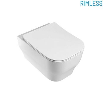 Чаша унитаза подвесная Olympia Sinthesis Eco SYN1202R13 цвет черный без сиденья безободковая