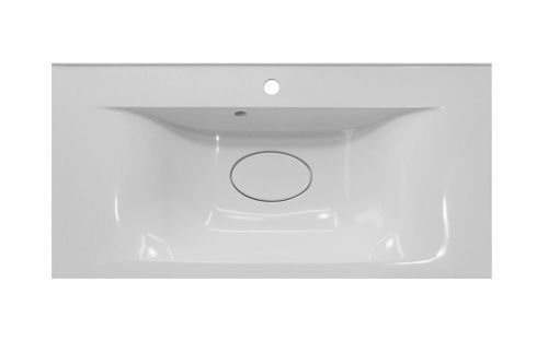 Раковина из искусственного камня Эстет Бали ФР-00014913 90х50 накладная цвет белый 1 отверстие под смеситель - фото 3