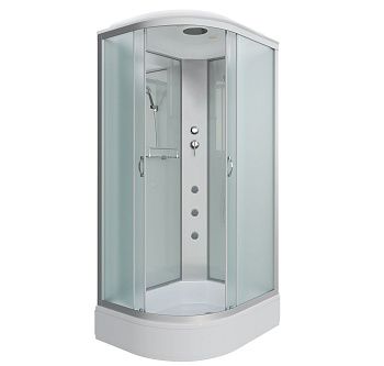 Душевая кабина Niagara Classic 330844RG 100х80 асимметричная с крышей ориентация правая