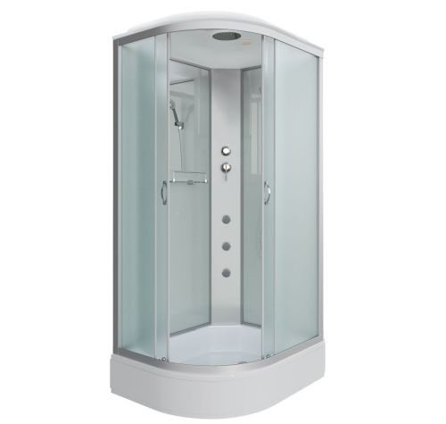 Душевая кабина Niagara Classic 330944RG 100х90 асимметричная с крышей ориентация правая