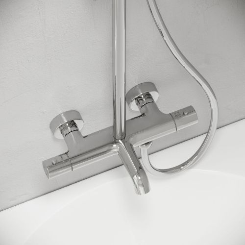 Душевая стойка Sancos Game SC3001LCH настенная цвет хром с термостатом - фото 5