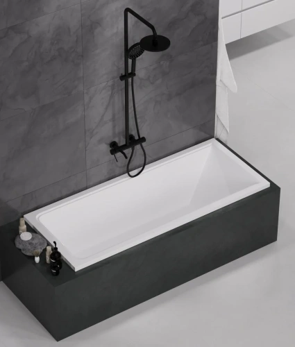 Ванна акриловая Alba Spa GAMMA ВПР0230200100 170х70 пристенная прямоугольная без ножек - фото 3