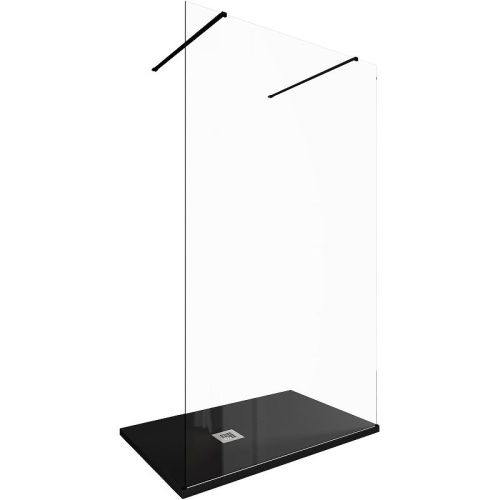 Душевая перегородка Allen Brau Infinity 3.21045.BBA 120х200 стекло прозрачное профиль черный - фото 2