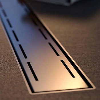 Душевой лоток Veconi Line 850 V850L 85х5 хром