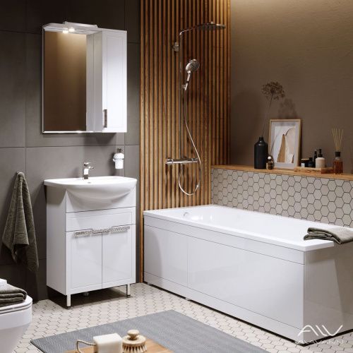 Зеркало-шкаф Alavann Vittoria ALV0272001 60х80 подвесной цвет белый - фото 4