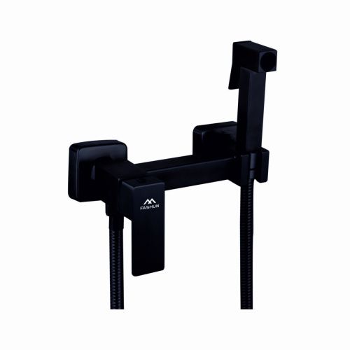 Гигиенический душ со смесителем Fashun A57504-7 черный - фото 2