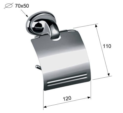 Бумагодержатель Remer 900 NV60CR - фото 2