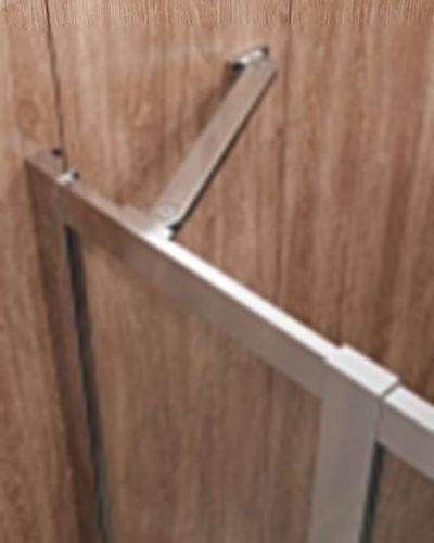 Душевой уголок Cezares MOLVENO MOLVENO-RH-1-120/90-C-Cr-IV 120х90 стекло прозрачное профиль хром без поддона - фото 5