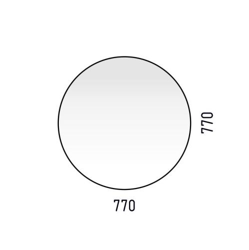 Зеркало Corozo Окко SD-00001359 80х80 - фото 2