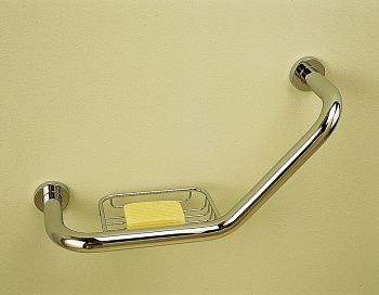 Поручень + решетка в ванную комнату Sanibano H206/CR