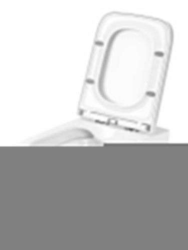 Унитаз подвесной Agger AT08100 белый с сиденьем микролифт каскадный смыв - фото 3