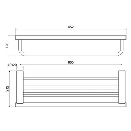 Полка Timo Luiro 18558/17