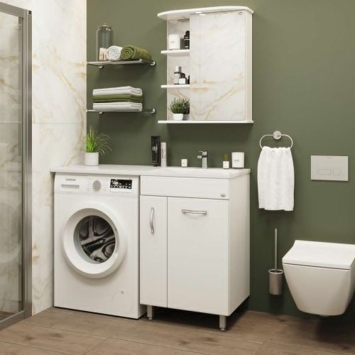 Зеркало-шкаф Onika Карина 205513 60х70 подвесной цвет белый - фото 5