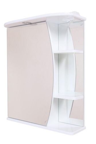 Зеркало-шкаф Onika Луна 206013 60х70 подвесной цвет белый