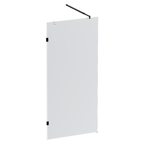 Душевая перегородка Am.Pm X-Joy W94WI-90-F1-BTE 90х195 стекло прозрачное профиль черный - фото 2